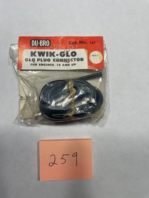 VINTAGE R/C  DU-BRO KWIK-GLO GLO PLUG CONNECTOR FOR ENGINE .10 AND UP #147