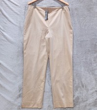 Talbots Womens Tan Hollywood Straight Leg Pants Size 14 NEW Business Career