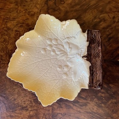 Vintage Carlton Ware Black Currant Leaf Dish