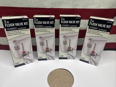 4 PK Everbilt Universal Complete Toilet Flush Valve Repair Kit ABS 2'' 1005162226
