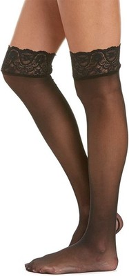 Commando The Sexy Stocking with Backseam - HTH08 (Black, M/L) (MSRP-$30.00)