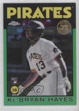 2021 Chrome 1986 Topps Baseball Green Refractor /99 Ke'Bryan Hayes #86BC-16 05nk
