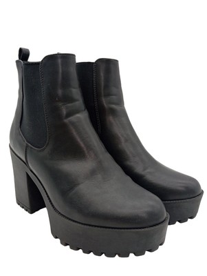 EVEN&ODD Schlüpf-Stiefeletten Damen Stiefeletten Gr. DE 39 schwarz Casual-Look