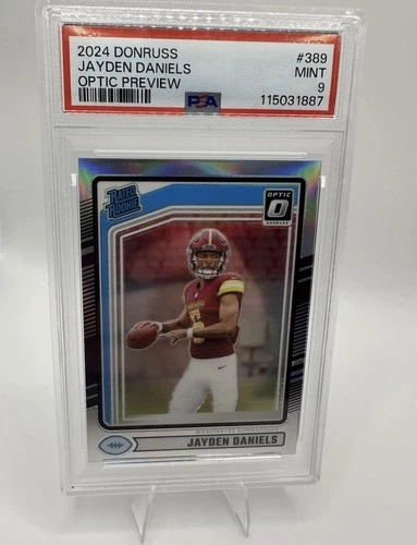 2024 Panini Donruss - Rated Rookie Jayden Daniels #389 Optic Holo PrizmRC