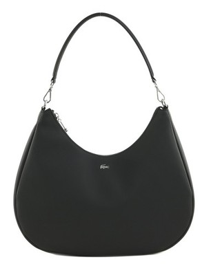 LACOSTE Hobo Bag Schultertasche Tasche Noir schwarz Neu