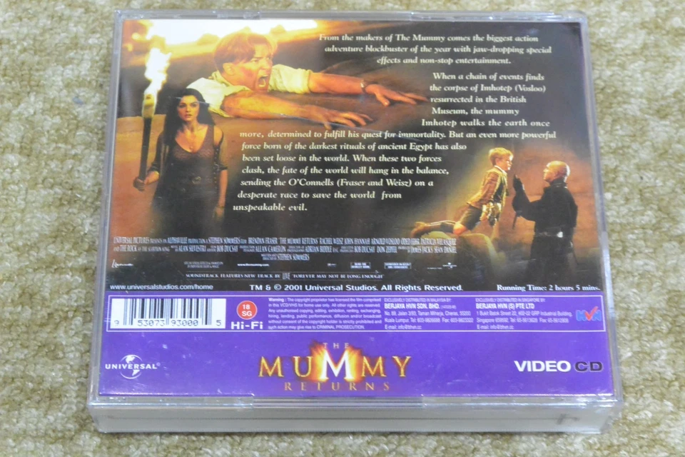 Job Lot x7 video cd VCD Singapore Goodfellas Mummy Waterworld Cool Hand Luke - Image 4 of 4
