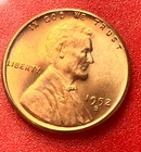 1952-S Lincoln Wheat Cent Penny GEM RD BU From an Original Bank Roll