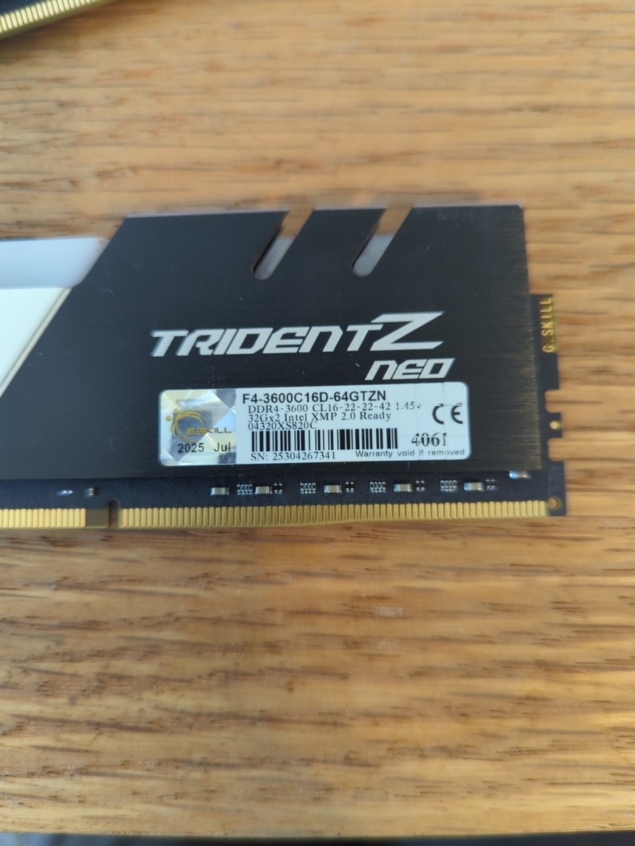 G. SKILL Trident Z Neo 64GB (2 x 32GB) PC4-28800 (DDR4-3600