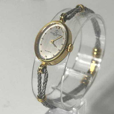 Christian Bernard Paris Women's Quartz Watch Gold Tone Case Silver Dial Working