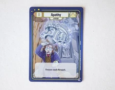 Apathy FOIL WFO-153 SR - Neopets War for the Obelisk Battledome TCG Card
