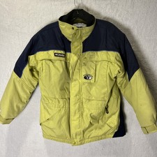 Columbia Sportswear Tectonite Red Black Yellow Winter Jacket Boys Size 14-16