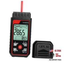 Non-Contact Digital Tachometer RPM Meter Speed Gauge Laser Photo Tachometer
