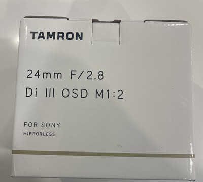 Tamron 24mm f/2.8 Di III OSD M 1:2 Wide Angle Lens For Sony E-mount