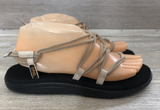 Teva Women's Voya Infinity Strappy Sandals Sesame / Birch 1019622 US Size 8 NWOT