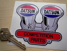 PEGATINA DE COCHE DE CARRERAS DATSUN piezas de competición 100 mm 240z 510 120y 100a 300zx carrera
