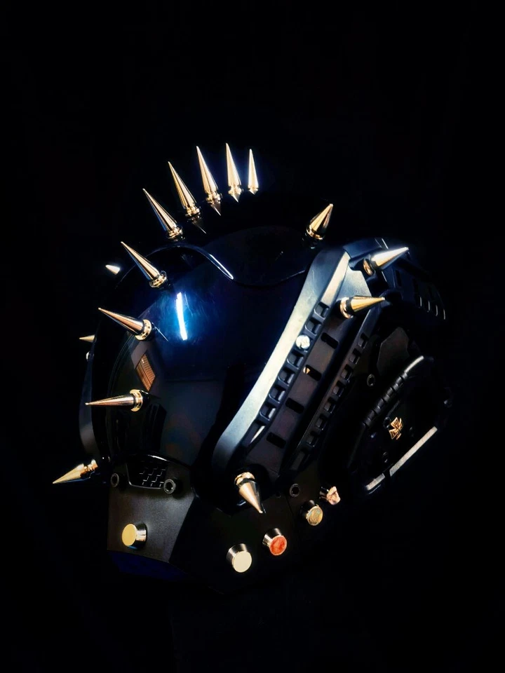 Cyberpunk Mask Cosplay Helmet Star Wars Kamen Rider Props Toys Halloween Gifts - Image 2 of 4