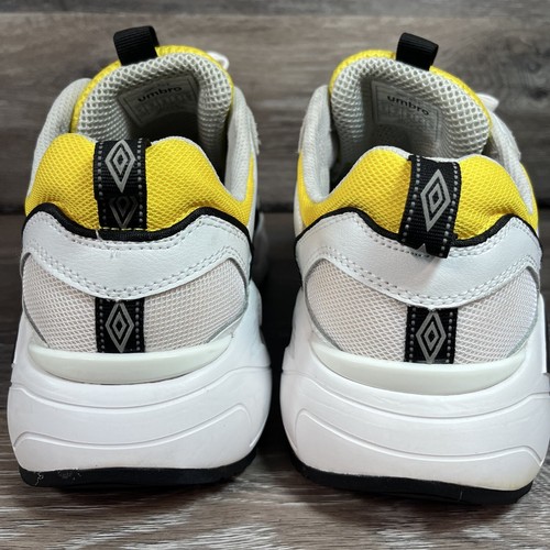 Umbro Men's Run M White/Blazing Yellow Running Shoes Sneakers 81586U-HUQ size 12 - Picture 9 of 17