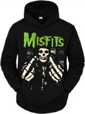 MISFIST FINGER PUNK ROCK BAND HOODIES BLACK MEN's SIZES