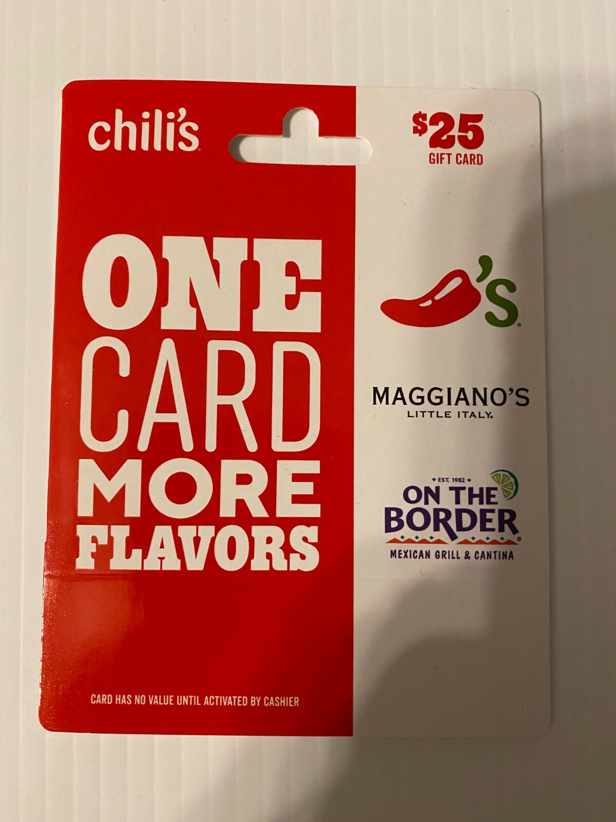 Chili's Gift Card 25 eBay
