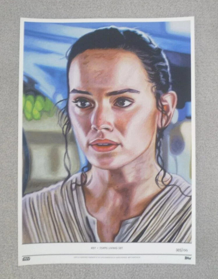 Topps Living - Star Wars Fine Art Print - Rey 005/100 - Image 1 of 1