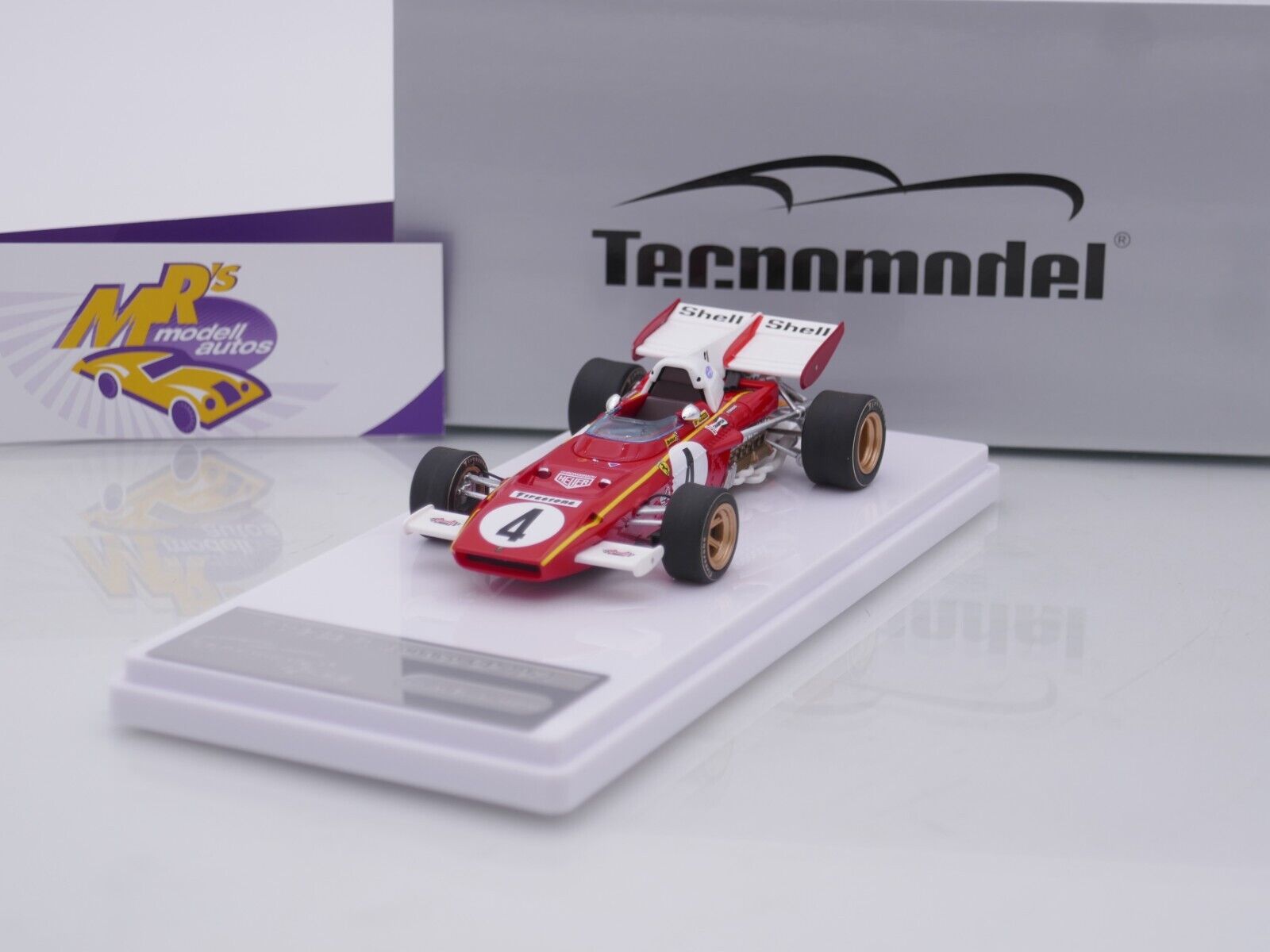 Tecnomodel TM43-14B Ferrari F 312 B2 F1 Monaco GP 1971 Jacky Ickx 143 NEU