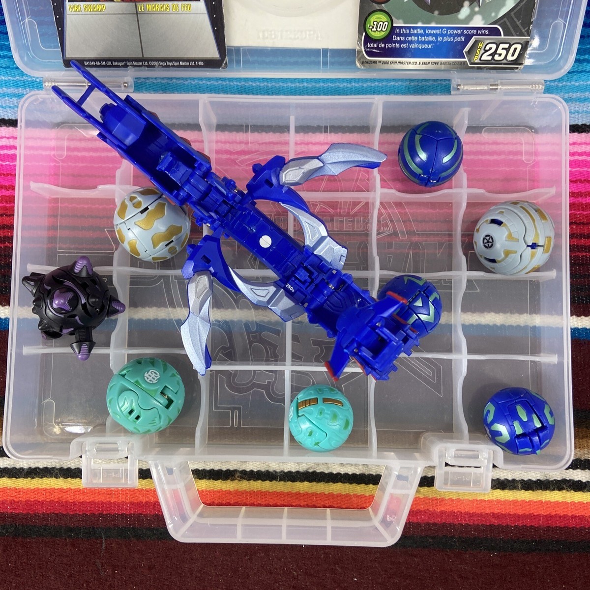 Bakugan Battle Brawlers Lot Of 9 With Carrying Case | eBay