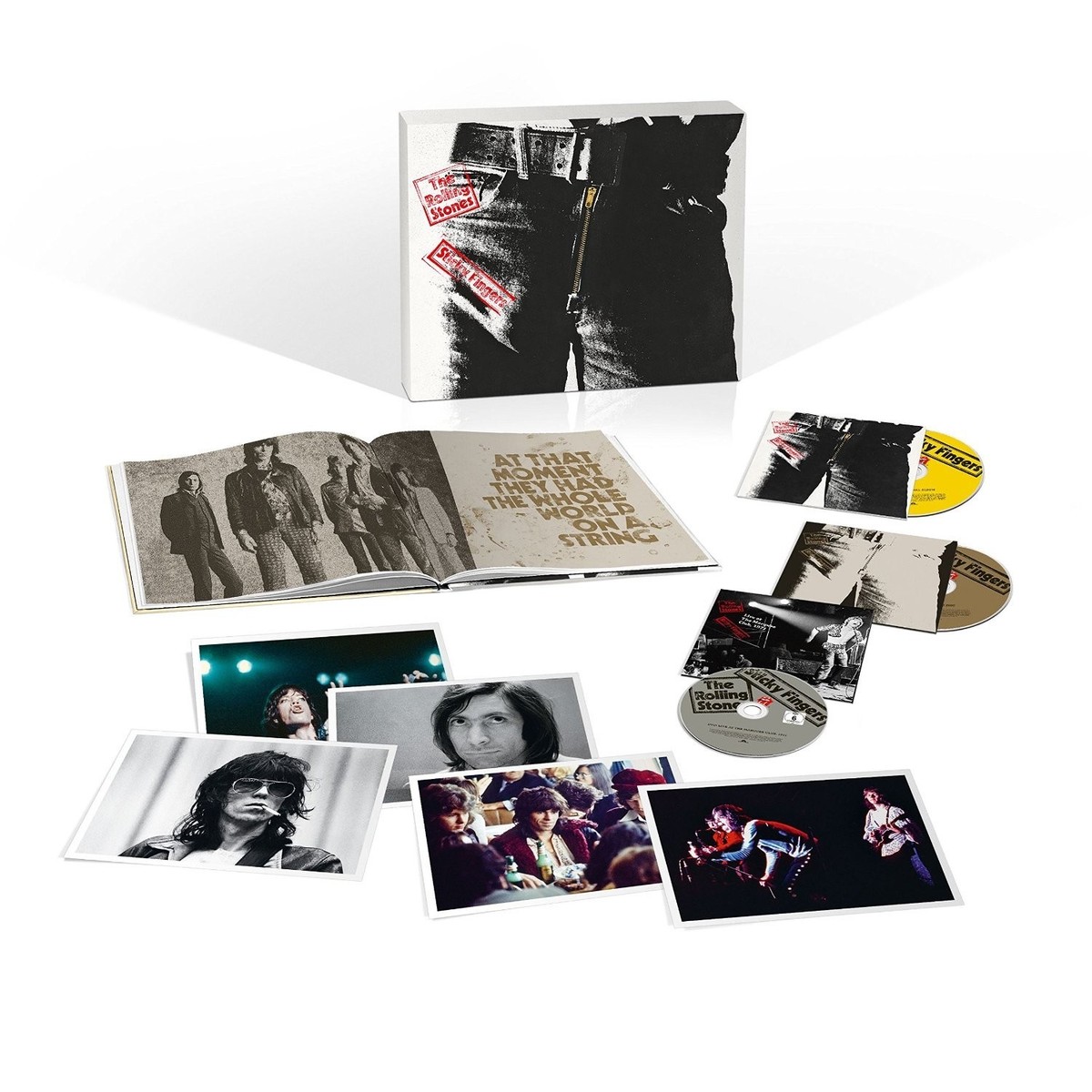 THE ROLLING STONES - STICKY FINGERS (LTD DELUXE BOXSET) 2 CD + DVD 