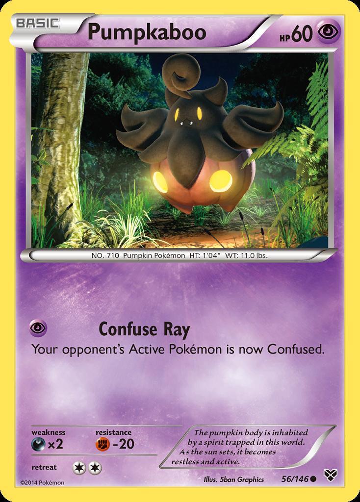 Pokemon Pumpkaboo (56/146) XY LP