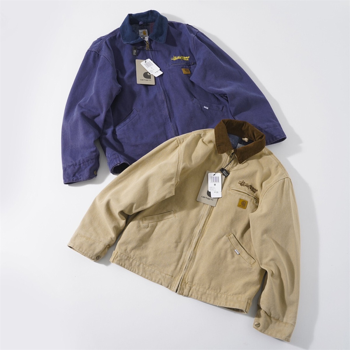 Carhartt X Stussy Joint Cooperation Vintage Detroit Jacket Carhartt X Stussy Joint Cooperation Vintage Detroit Jacket