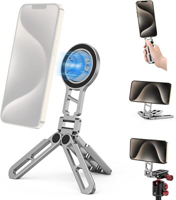 Camolo MG05 Magnetic Pocket Phone Tripod Foldable Arca Cold Shoe Stand Mount Vlo