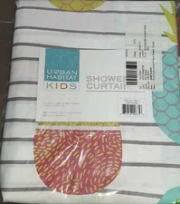 Urban Habitat Kids Shower Curtain New Frutti Tutti