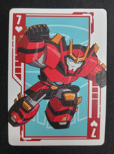 Transformers Robots In Disguise playing card 7 Hearts