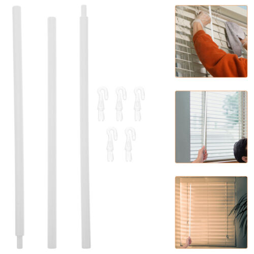 Venetian Blind Accessories Vertical Pull Rod Replacement Wand with Hook Travel - Picture 3 of 12
