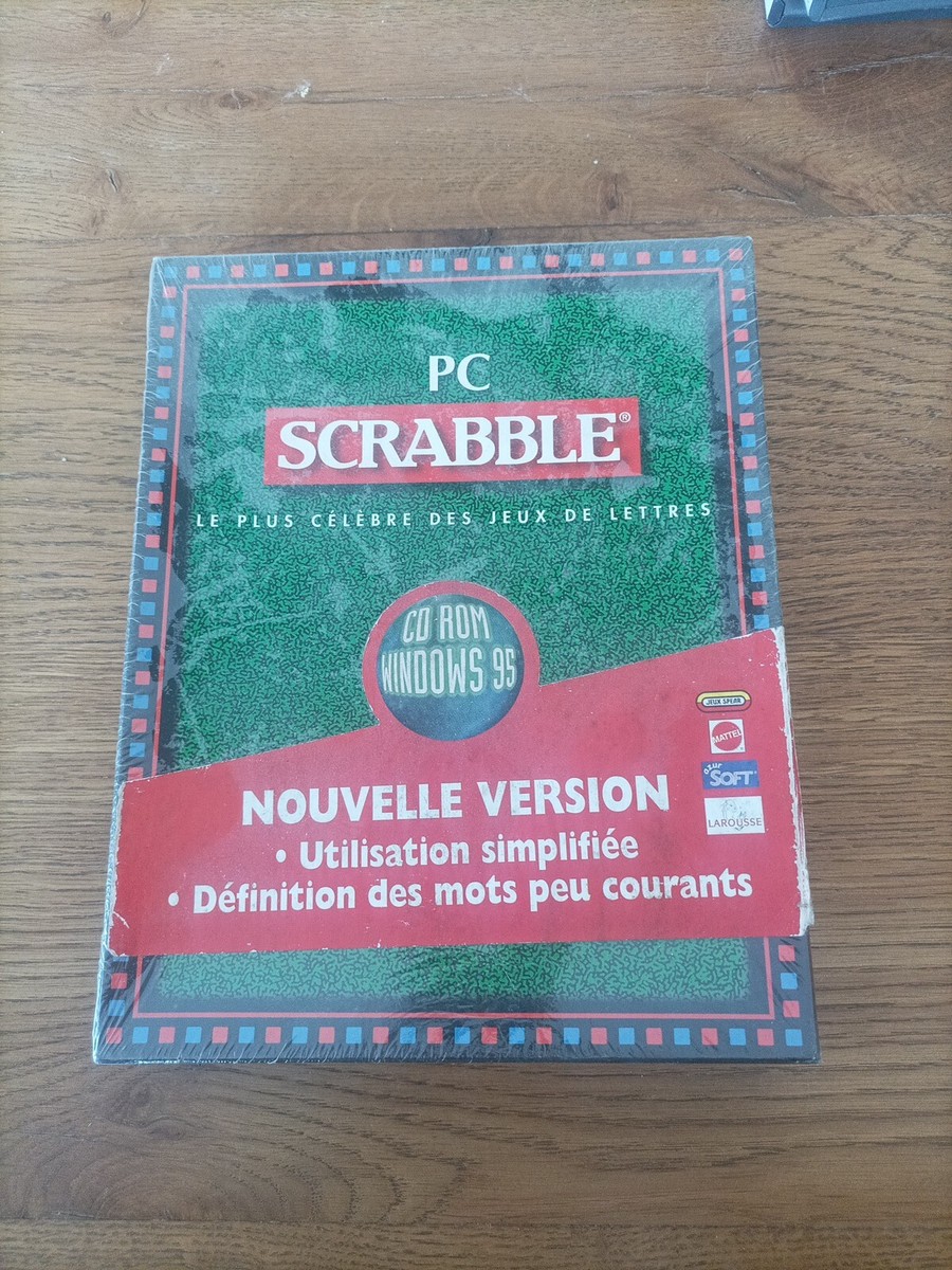 Jeu PC Scrabble 2003 - Version Française - Compatible Windows 95 à XP - Édition Comme Neuve
