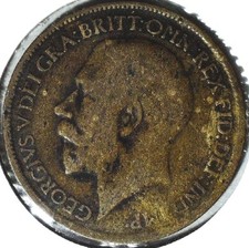 1916 UNITED KINGDOM HALF PENNY - KM # 809 - FC 464