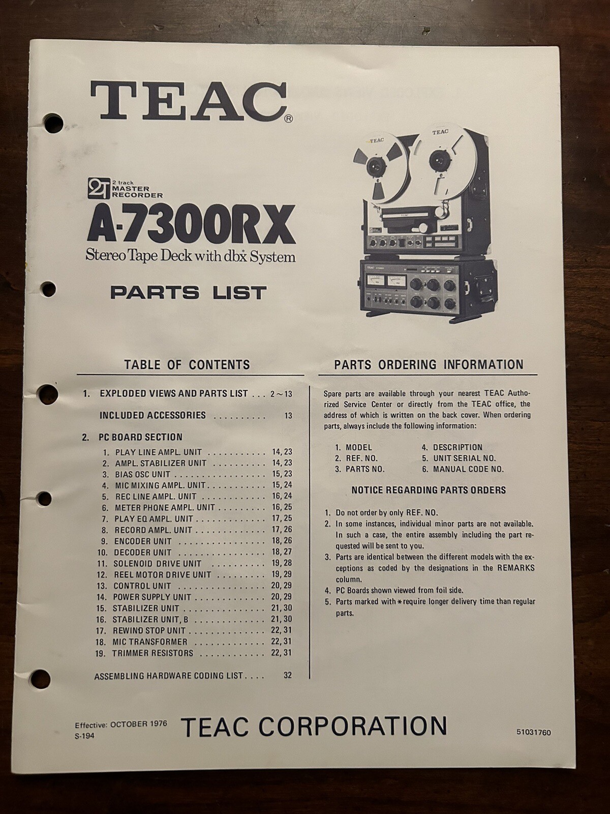 Teac A-7300RX vintage audio equipment - eBay listing photo 4