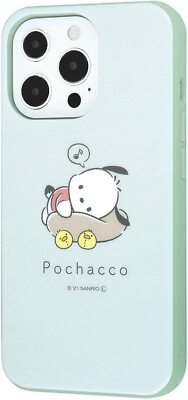 Sanrio Pochacco Gourmandise iPhone 13 Pro Case Hülle 6.1 Soft SANG-145PC Grün