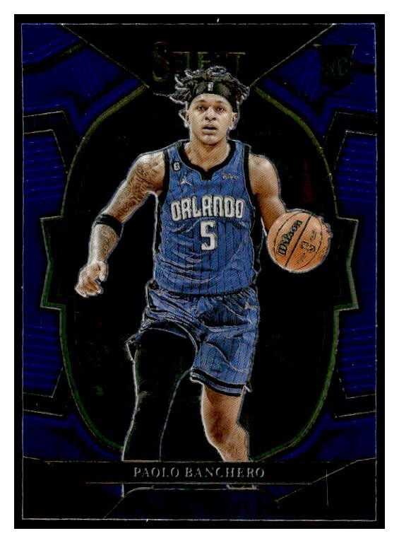 2022-23 Select Retail 72 Paolo Banchero Rookie RC Orlando Magic NBA card