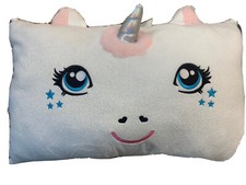 Capelli, Kids Rectangular Sparkle Unicorn Bed Throw Pillow Unicorn Dreams Print