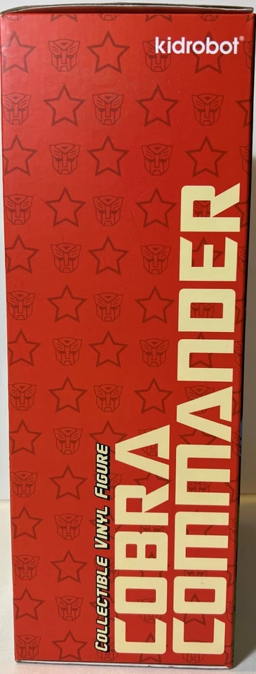 Kidrobot | Transformers Vs G.I. Joe | Blue Cobra Commander | Art Figure - Image 2 of 4