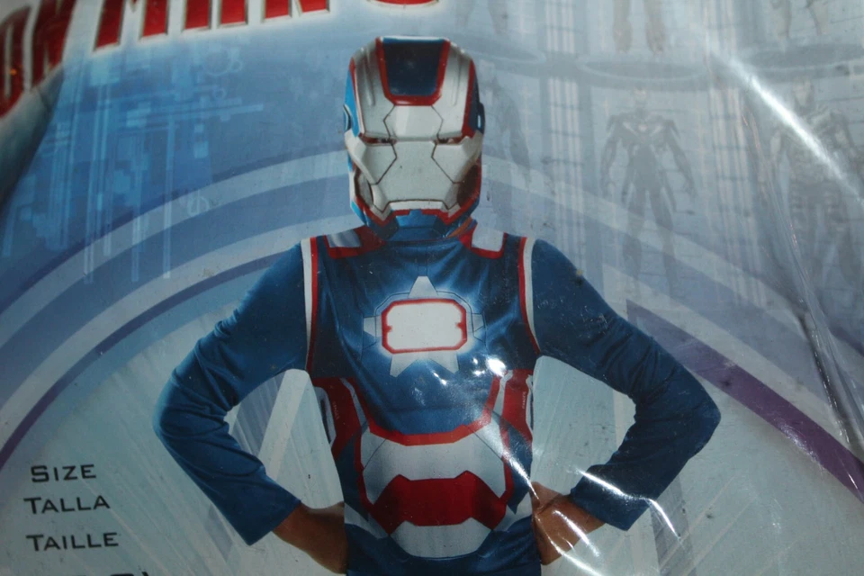 Nuevo Disfraz Marvel Iron Man 3 Niños Talla M 7-8 Halloween Nuevo en Paquete J 9 Foto 3 de 4