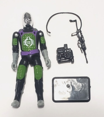 GI JOE COBRA RED LASER VINTAGE STYLE CUSTOM VIRUS DE ACO WITH WEAPONS