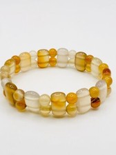Natural agate stretchy Bracelet
