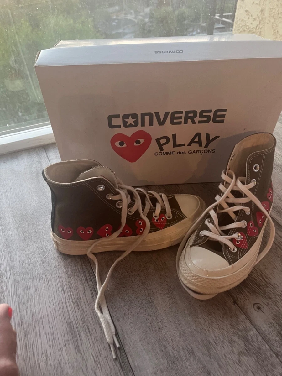 Comme des garcons shop converse khaki