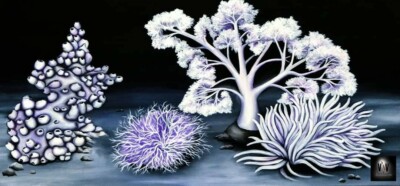 Hervorragende Qualität, hochauflösender, selbstklebender 3D Vinylhintergrund für 4x2ft Aquarium