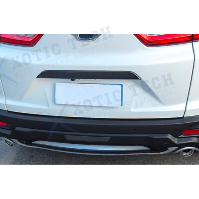 Exterior Rear Trunk Lid Tailgate Handle Cover Carbon Look For Honda CR-V 2017-22