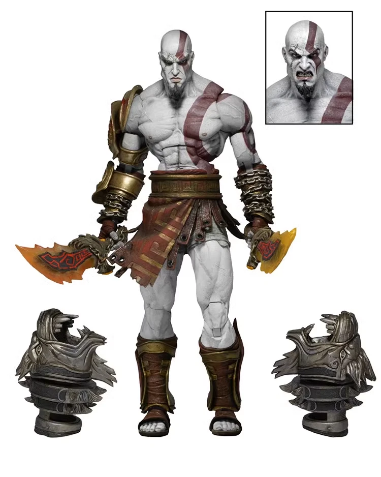 NECA God of War 3 Ultimate KRATOS Action Figure Player Select Sony PlayStation 7 - Image 2 of 4