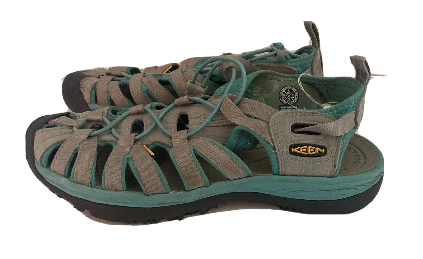 Scarpe comode da trekking impermeabili Keen da donna taglia 8 grigio acqua