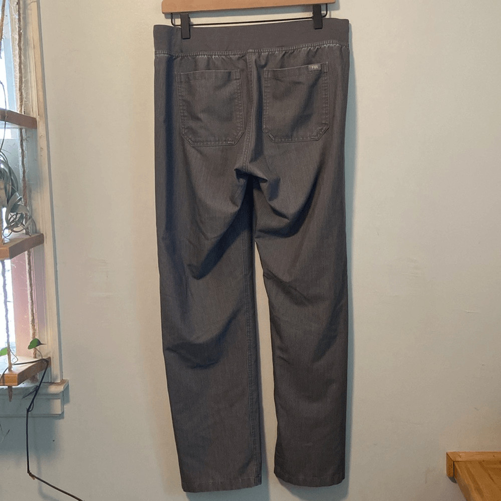 FIGS Gray Technical Collection Drawstring Waist S… - image 6