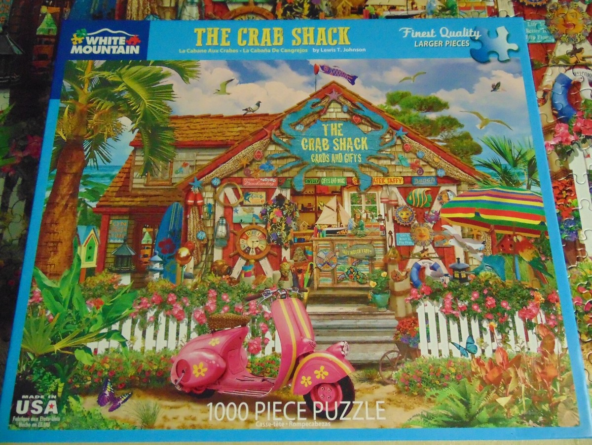 White Mountain The Crab Shack Jigsaw Puzzle 1000 Piece Larger